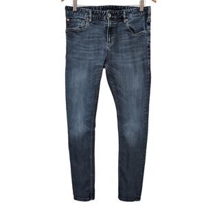 Scotch & Soda Jeans Men Size 31x31* Skim Distressed Slim Skinny Indigo Lamplight